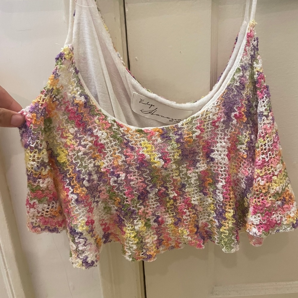 Crochet crop top